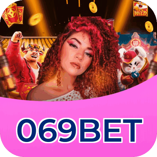 Interface do aplicativo 069BET mostrando jogos disponíveis no iOS e Android